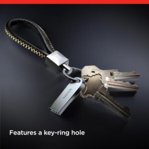 SanDisk Ultra Luxe 128GB, USB 3.2 Gen 1, Flash Drive, Upto 400MB/s R, Pendrive, Metal, 5Y Warranty - Image 3