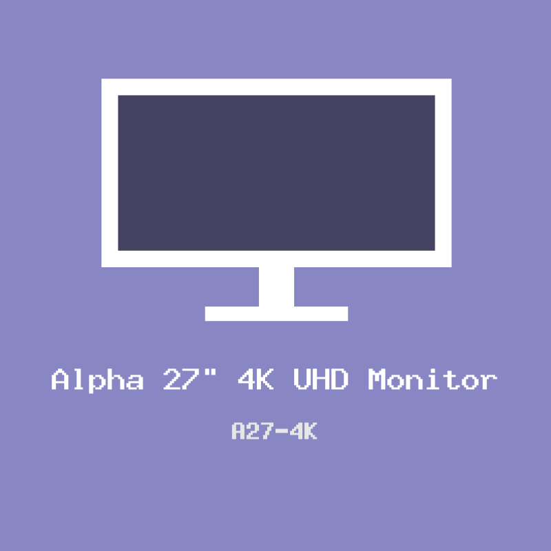 Alpha 27″ 4K UHD Monitor