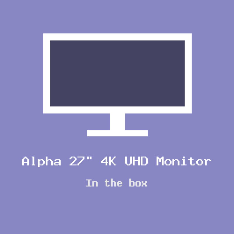 Alpha 27″ 4K UHD Monitor