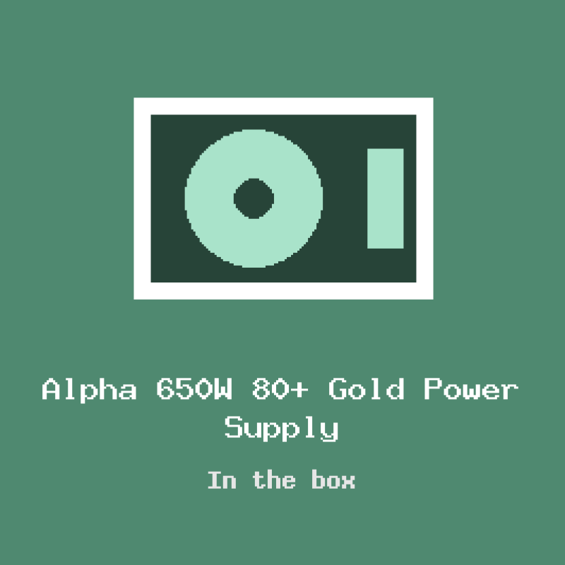 Alpha 650W 80+ Gold Power Supply