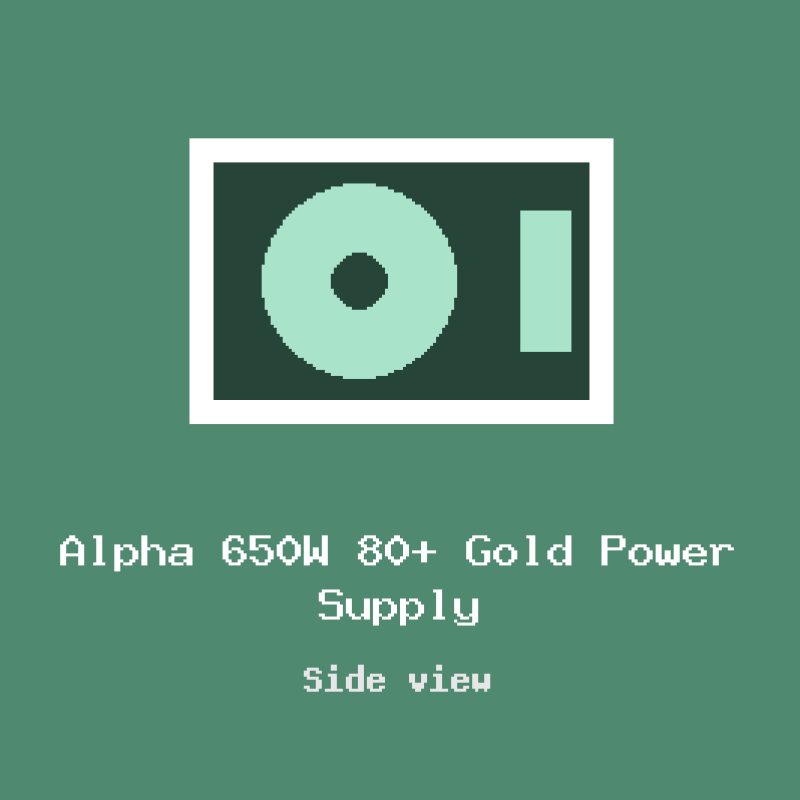 Alpha 650W 80+ Gold Power Supply