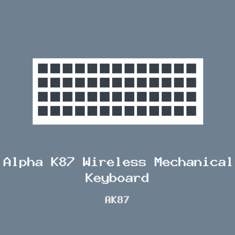 Alpha K87 Wireless Mechanical Keyboard