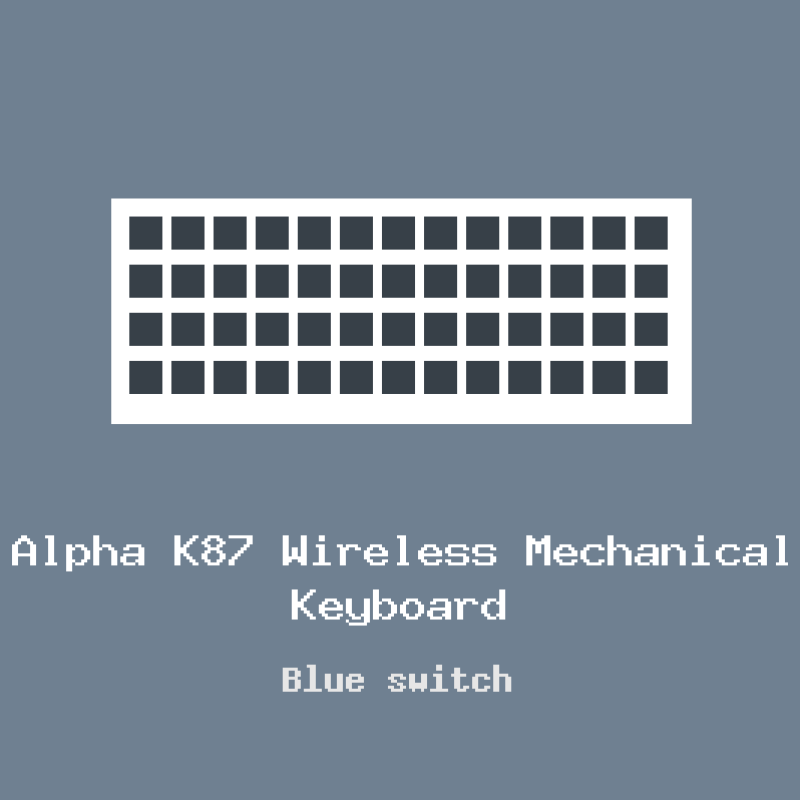 Alpha K87 Wireless Mechanical Keyboard