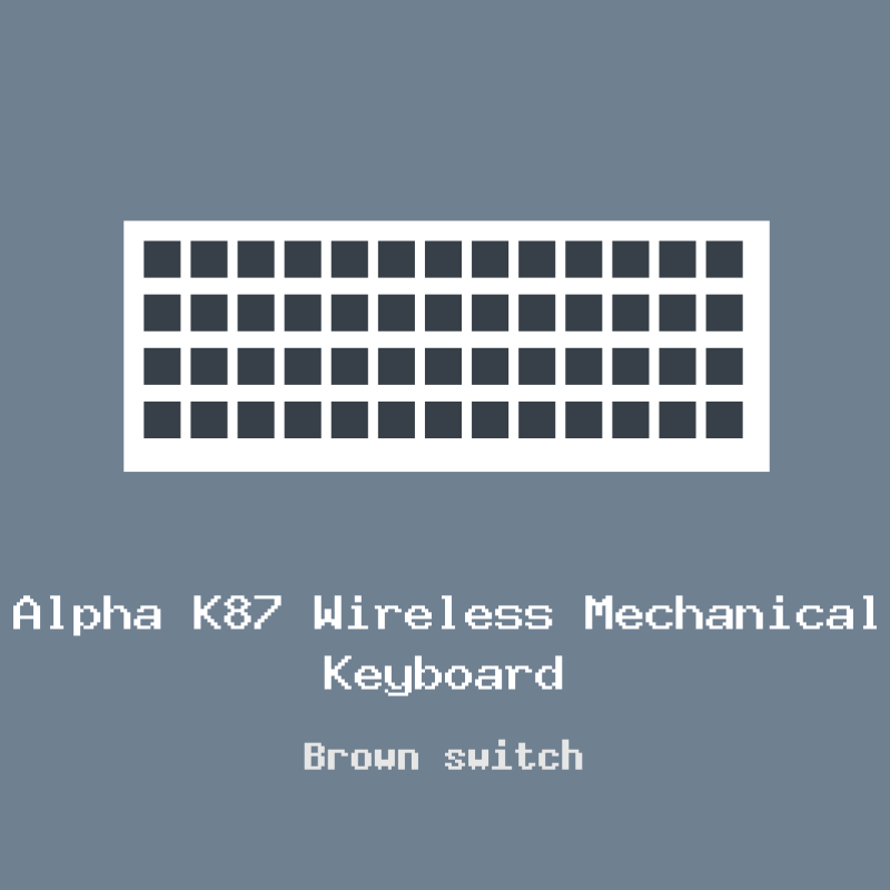 Alpha K87 Wireless Mechanical Keyboard