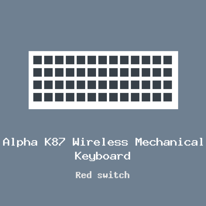 Alpha K87 Wireless Mechanical Keyboard