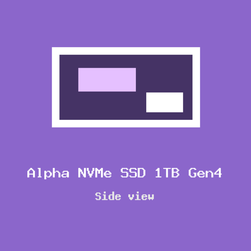 Alpha NVMe SSD 1TB Gen4