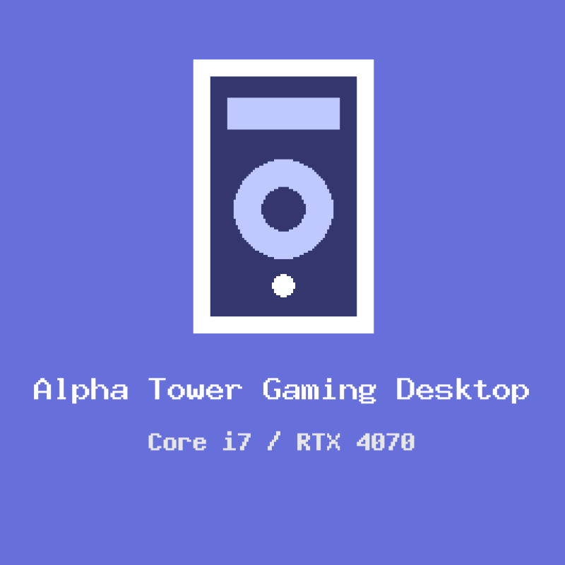 Alpha Tower Gaming Desktop