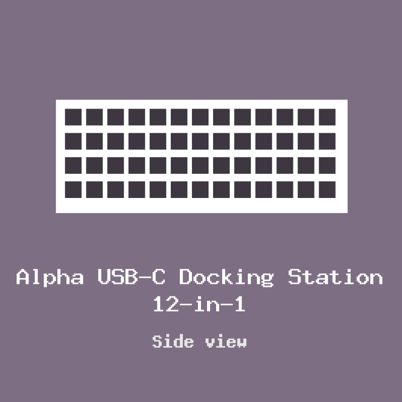 Alpha USB-C Docking Station 12-in-1