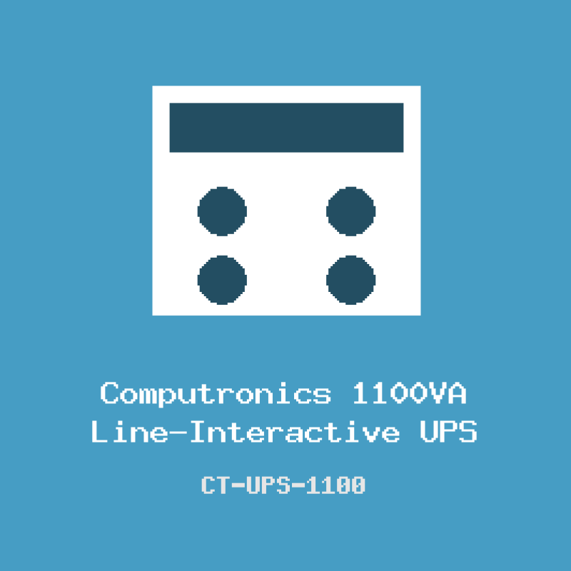 Computronics 1100VA Line-Interactive UPS