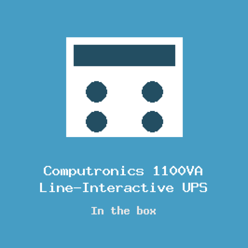 Computronics 1100VA Line-Interactive UPS
