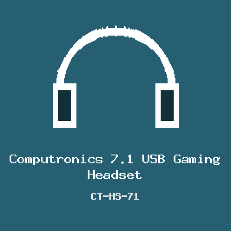 Computronics 7.1 USB Gaming Headset