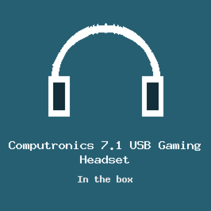 Computronics 7.1 USB Gaming Headset