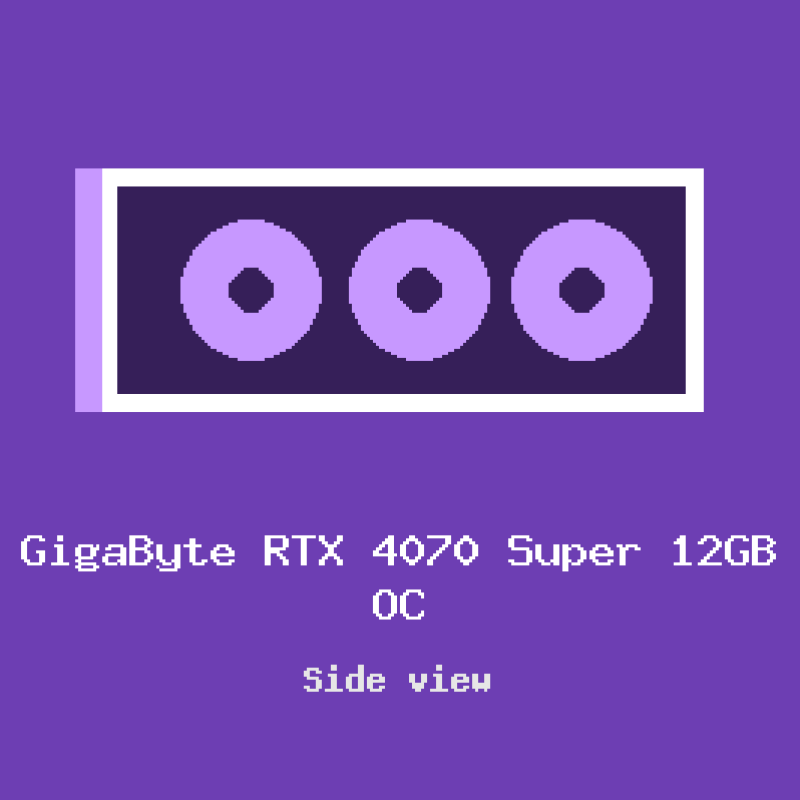 GigaByte RTX 4070 Super 12GB OC