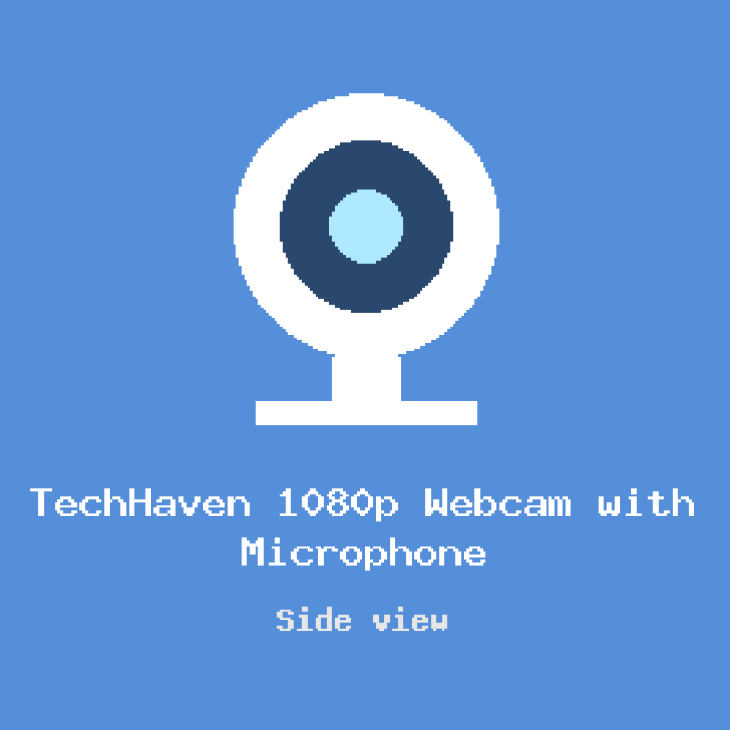 TechHaven 1080p Webcam with Microphone