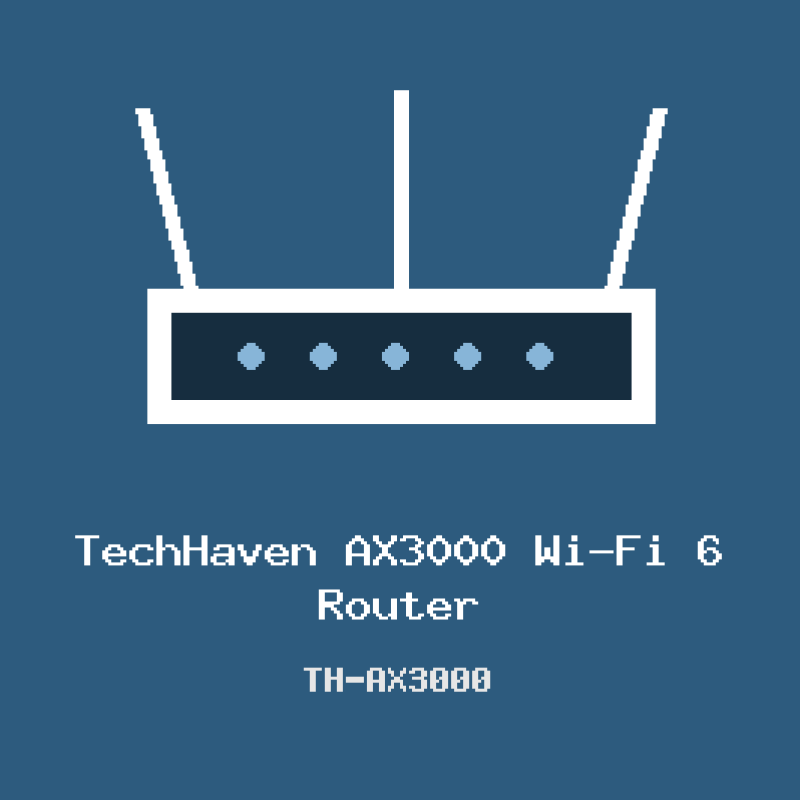 TechHaven AX3000 Wi-Fi 6 Router